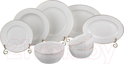 Набор столовой посуды Lefard Диаманд голд / 359-321 (23 предмета)