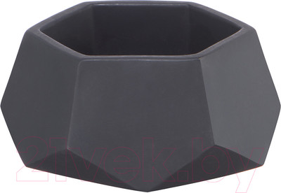 Кашпо Вещицы Соты / Kras27 (220мл, антрацит)
