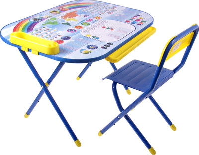 Комплект мебели с детским столом Дэми Дошколенок Блокнот (синий)