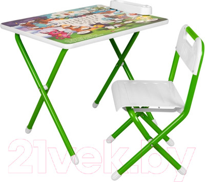 Комплект мебели с детским столом Дэми Монстры (зеленый)