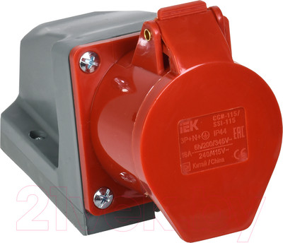 Розетка силовая IEK PSR12-016-5