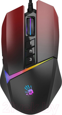 Мышь Bloody W60 Max (красный)
