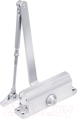 Доводчик с рычагом Notedo DC-080-HO Легкий характер (серебристый)