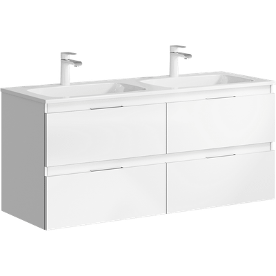 Тумба с умывальником Aqwella Malaga 1200 / ACC0112W