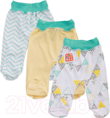 Набор ползунков Топотушки Три-О Мятная свежесть / 3136-62