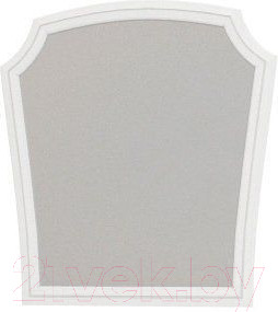 Зеркало Bravo Мебель Лак (белый/белый жемчуг)