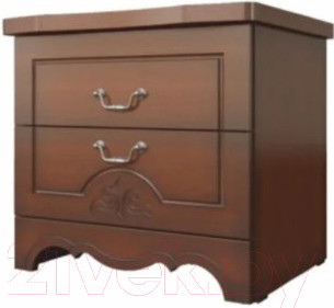 Прикроватная тумба Bravo Мебель Лотос (орех экко/орех)