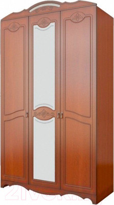 Шкаф Bravo Мебель Лотос ШР-3 (орех экко/орех)