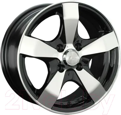 Литой диск LS wheels LS 205 17x7" 4x100мм DIA 60.1мм ET 40мм BKF