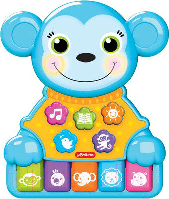 Развивающая игрушка Азбукварик Обезьянка Музыкальные зверята / 4680019286082