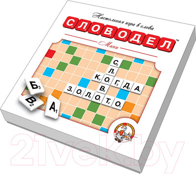 Настольная игра Десятое королевство Словодел Мини / 02650 (белый)