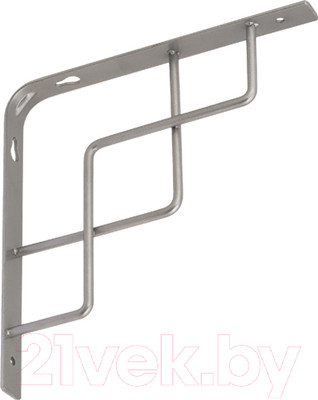 Полкодержатель Domax Square 200 SR / 566601 (матовый серебристый)