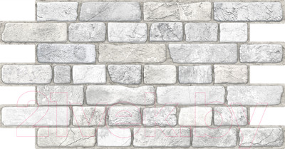 Панель ПВХ Регул Кирпич Ретро серый (951x495x0.4мм)
