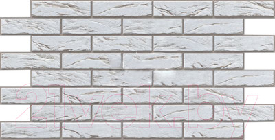 Панель ПВХ Регул Кирпич Лофт белый (985x500x0.4мм)