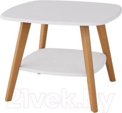 Журнальный столик Калифорния мебель Хадсон (белый)