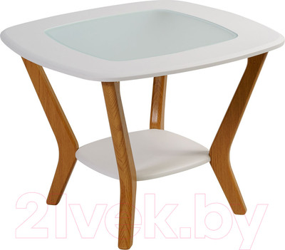 Журнальный столик Калифорния мебель Мельбурн (белый)