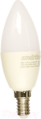 Лампа SmartBuy SBL-C37-9.5-60K-E14