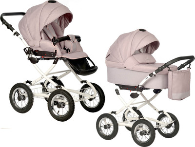 Детская универсальная коляска INDIGO Barbara Classic 2 в 1 (Ba 07, розовый)