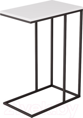 Приставной столик Калифорния мебель Агами (белый)