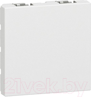 Декоративная заглушка для розетки Legrand Mosaic 2М 77071 (белый)