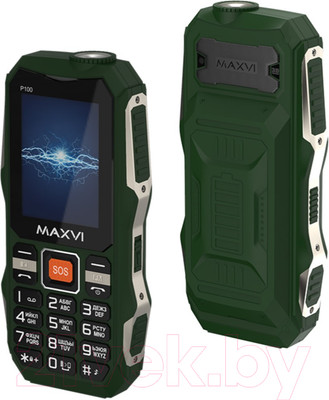 Мобильный телефон Maxvi P100 (зеленый)