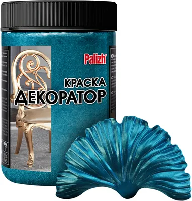 Краска Palizh Декоратор Акриловая (250г, синий металлик)