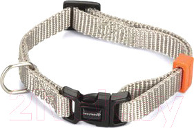 Ошейник Beeztees Юни / 746500 (нейлоновый, светло-серый)