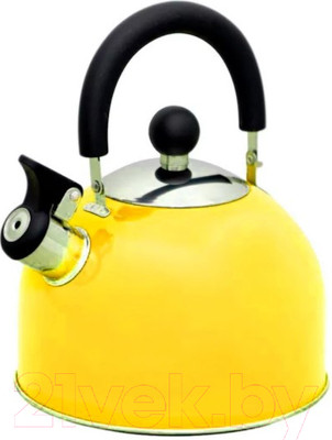 Чайник со свистком Катунь КТ-105J (желтый)
