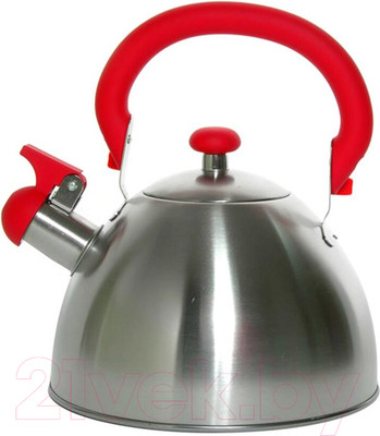Чайник со свистком Катунь КТ-129 (красный)