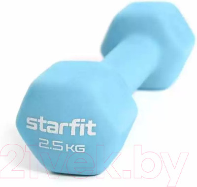 Гантель Starfit DB-201 (2.5кг, синий пастель)