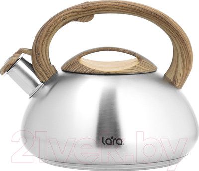 Чайник со свистком Lara LR00-71 (зеркальный)