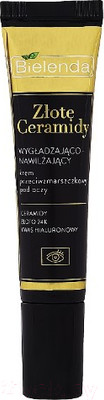 Крем для век Bielenda Golden Ceramides Разглаживающий и увлажняющий против морщин (15мл)