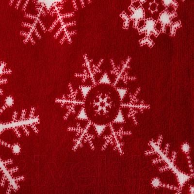 Плед Этель Снежинки 4566532 (180x200, корал-флис)