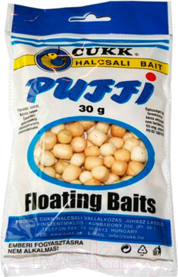 Насадка рыболовная CUKK Puffi Small Натуральная 4908 (30г)