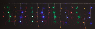 Светодиодная бахрома Евросвет 100-001 IP20 (1.8x0.5м мульти)