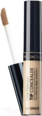 Консилер The Saem Cover Perfection Tip Concealer Peach Beige  (6.5г)
