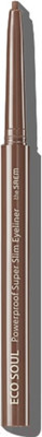 Подводка-фломастер для глаз The Saem Eco Soul Powerproof Super Slim Eyeliner BR03 C (0.1г)