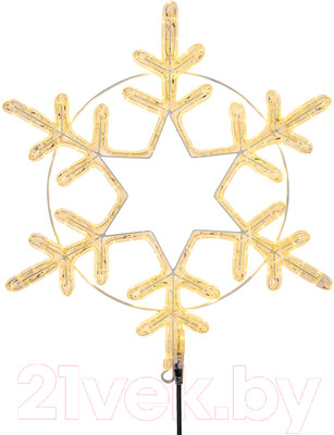 Светодиодная фигура 2D Neon-Night Снежинка 501-324 (теплый белый)