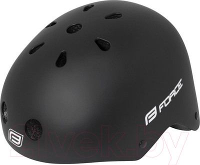 Защитный шлем FORCE Bmx / 90206-F (L/XL, черный матовый)