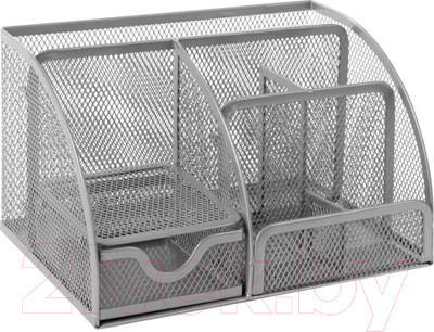 Органайзер настольный Brauberg 237417 (серебряный)