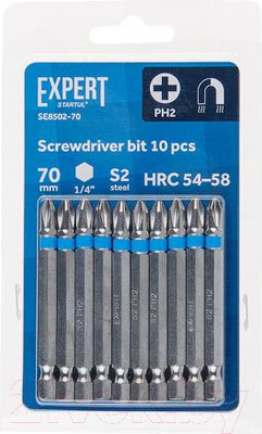 Набор бит Startul SE8502-70 (10шт)