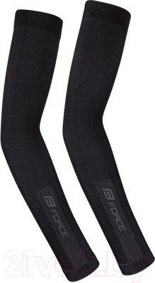 Рукава велосипедные FORCE Breeze / 9001812-XS-S-F (черный)