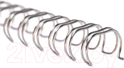 Пружины для переплета D&A art D19 (3/4") на 23 отверстия (серебристый)