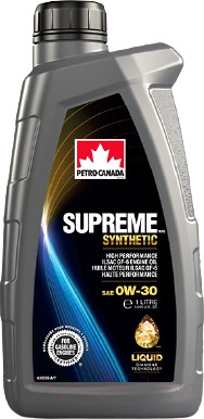 Моторное масло Petro-Canada Supreme Synthetic 0W30 / MOSYN03C12 (1л)