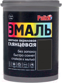 Эмаль Palizh Глянцевая (1кг, черный)