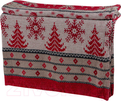 Плед Pole Kvetak (Беларускі лён) 160x110 18С240-ШР/у./р. (1 Морозко/сорт 1)