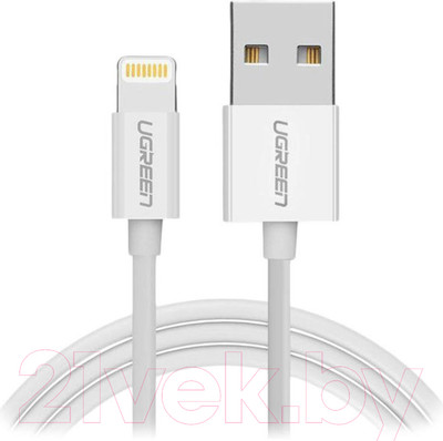 Кабель Ugreen US155 / 20728 (1м, белый)