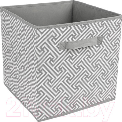 Коробка для хранения Handy Home Орнамент 300x300x300 / UC-227 (серый)
