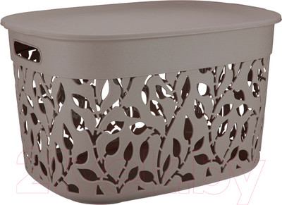 Корзина Idea Флора / М2364 (французский серый)