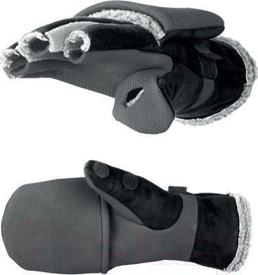 Варежки для охоты и рыбалки Norfin Aurora / 703035-L (черный)